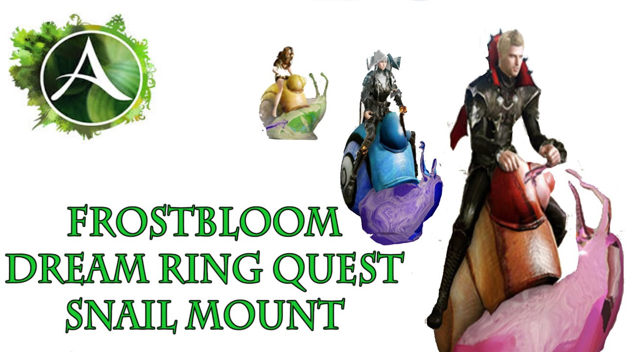 ArcheAge - How to get Frostbloom in Rookborne, using a snail mount - Dream Ring: A Protective Potion