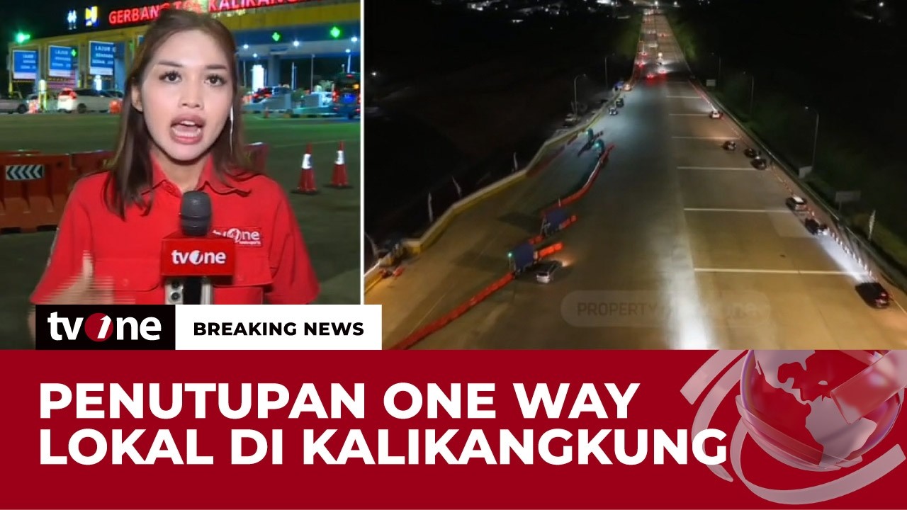 One Way Lokal di GT Kalikangkung Ditutup | Breaking News