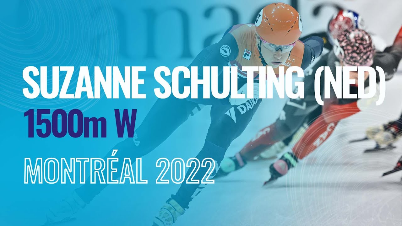 Suzanne SCHULTING (NED) | Winner | 1500m W | Montréal | #ShortTrackSkating