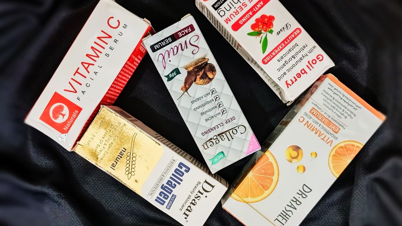 Review of Whitening,Collagen,Vitamin C Facial Serums And How To Use Them