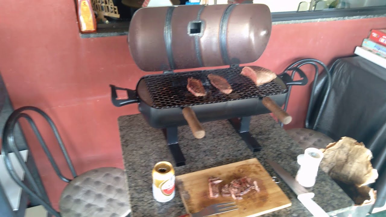 COMO FAZER CHURRASQUEIRA MINI BAFO