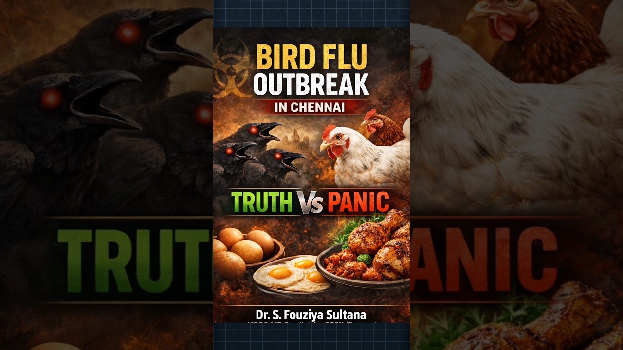Птичий грипп в Ченнаи 🦠 | Можно ли есть курицу и яйца? | Объясняет педиатр - д-р Фузия, доктор ме...