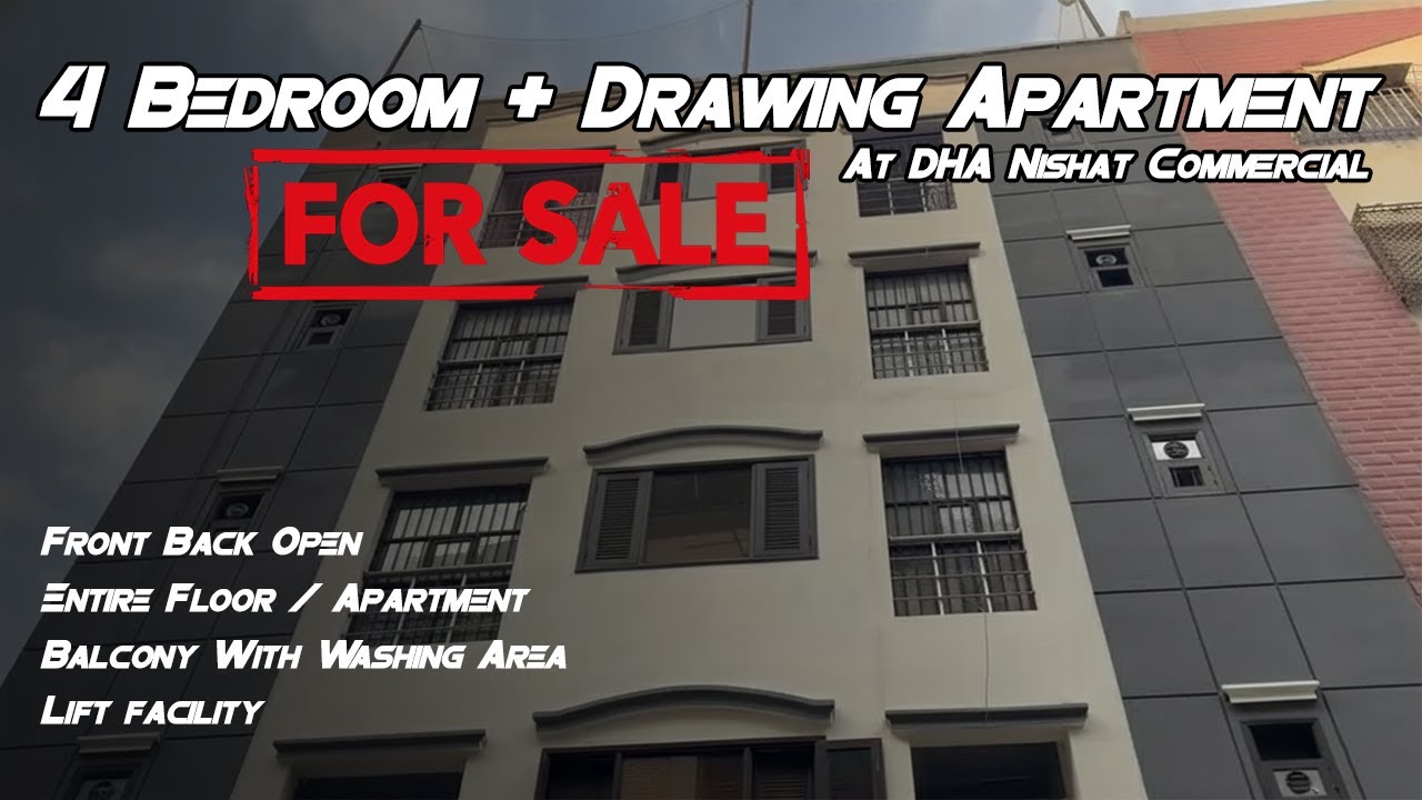 DHA Karachi 4 BR Apt | Front & Back Open | Lift | Full Tour!