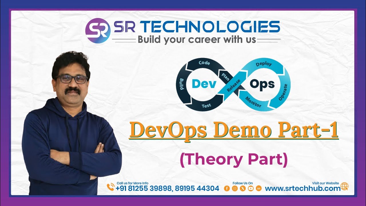 DevOps Demo Theory Part | Part 1 | Full Demo for Freshers and IT Career Starters by SR Technologies
