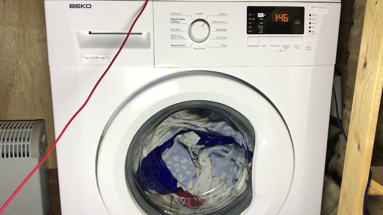 beko WM74135W - cotton 60