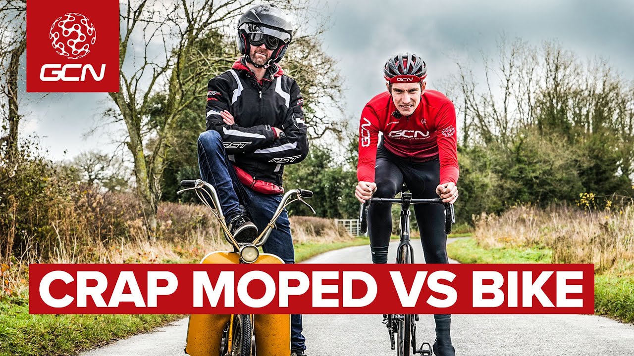 Bike Vs Crap Moped Challenge: Which Is Faster?