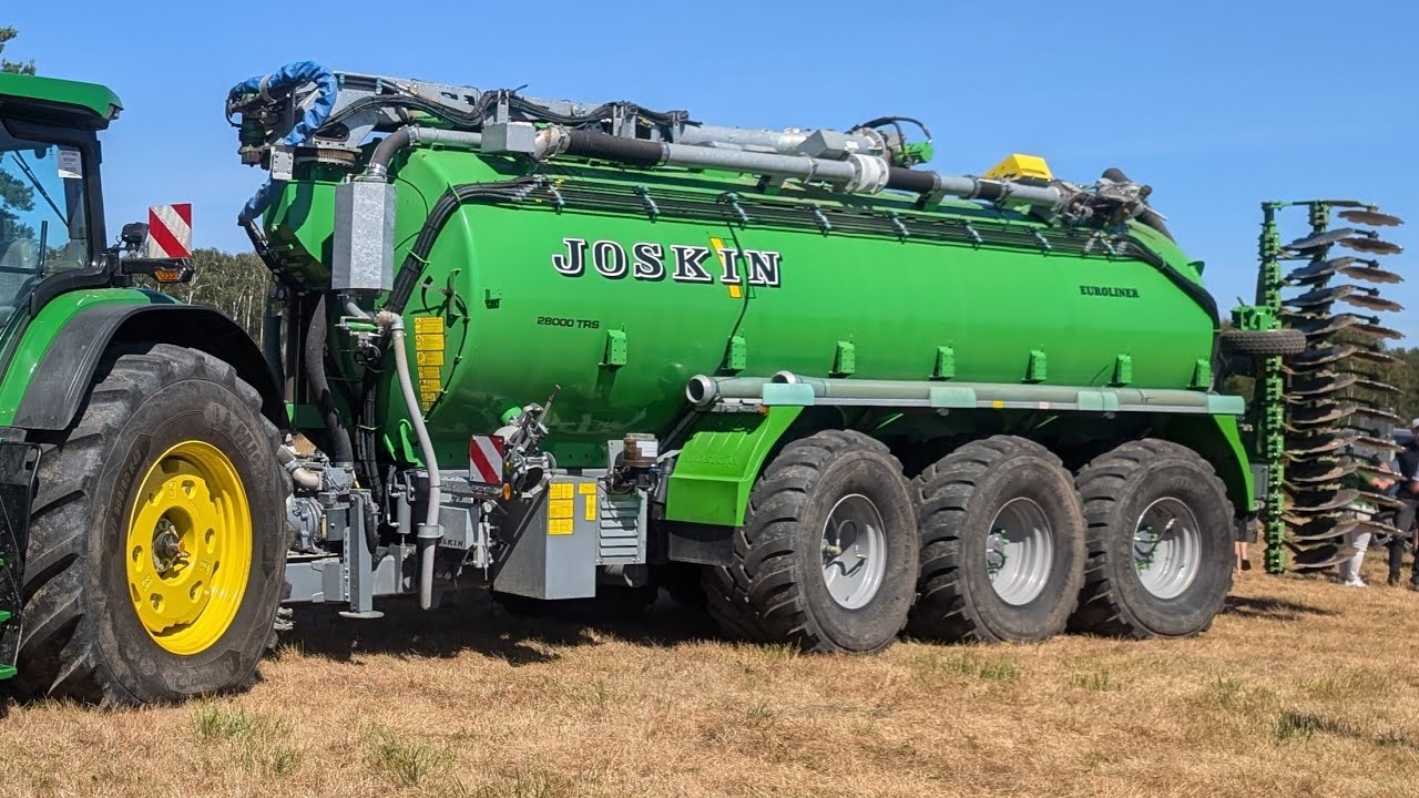 Pomoże ciągnikowi wydostać się z opresji i precyzyjnie rozleje gnojowicę - Joskin Euroliner w akcji