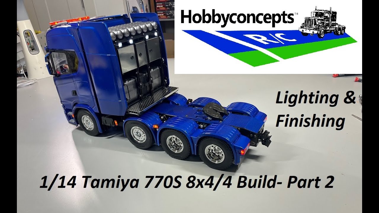1/14 Tamiya 770S 8x4/4 Build - Part 2