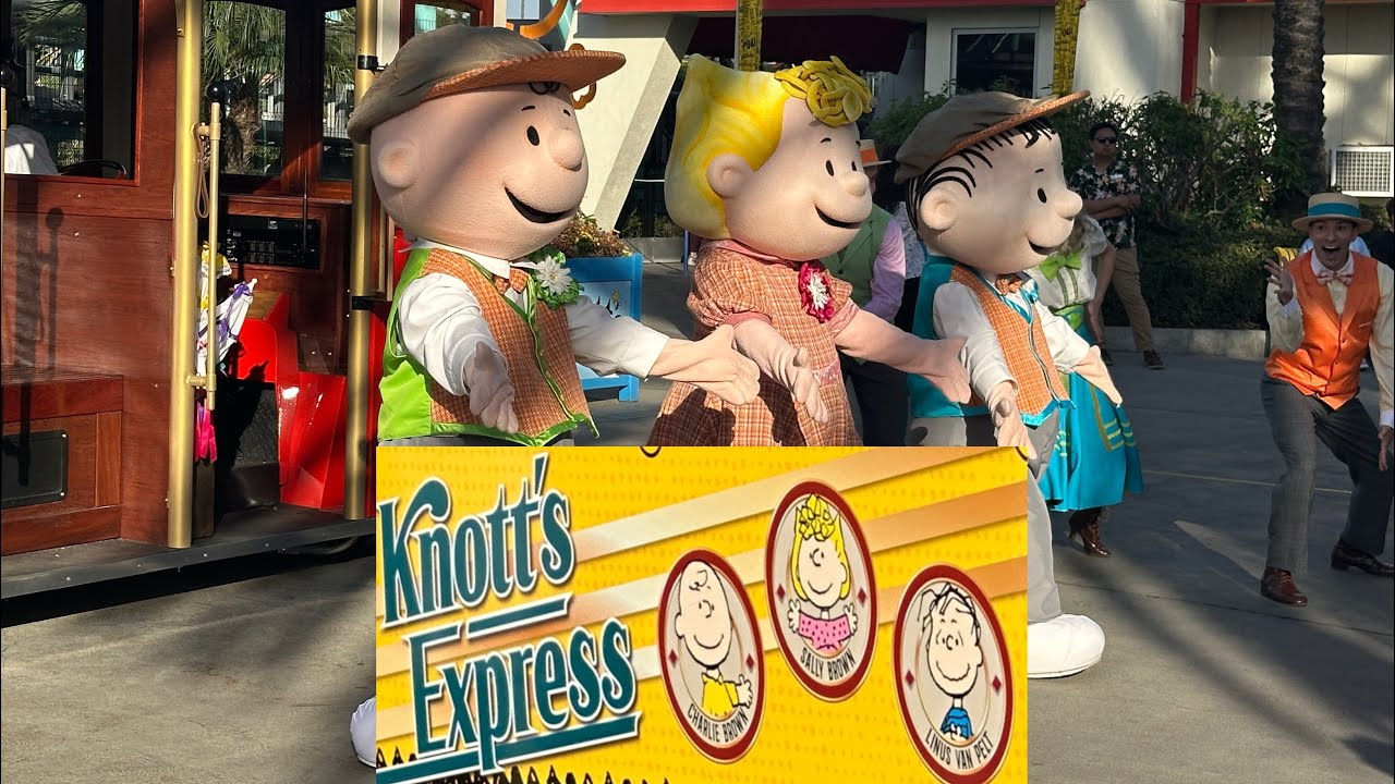 NEW! Knotts Express Show Peanuts Show  