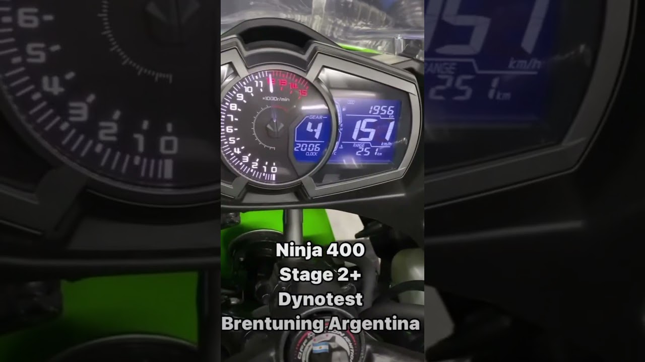 Ninja 400 dyno top  speed test 😱🥵🔥 #trending #viralvideos #shorts #shortsfeed