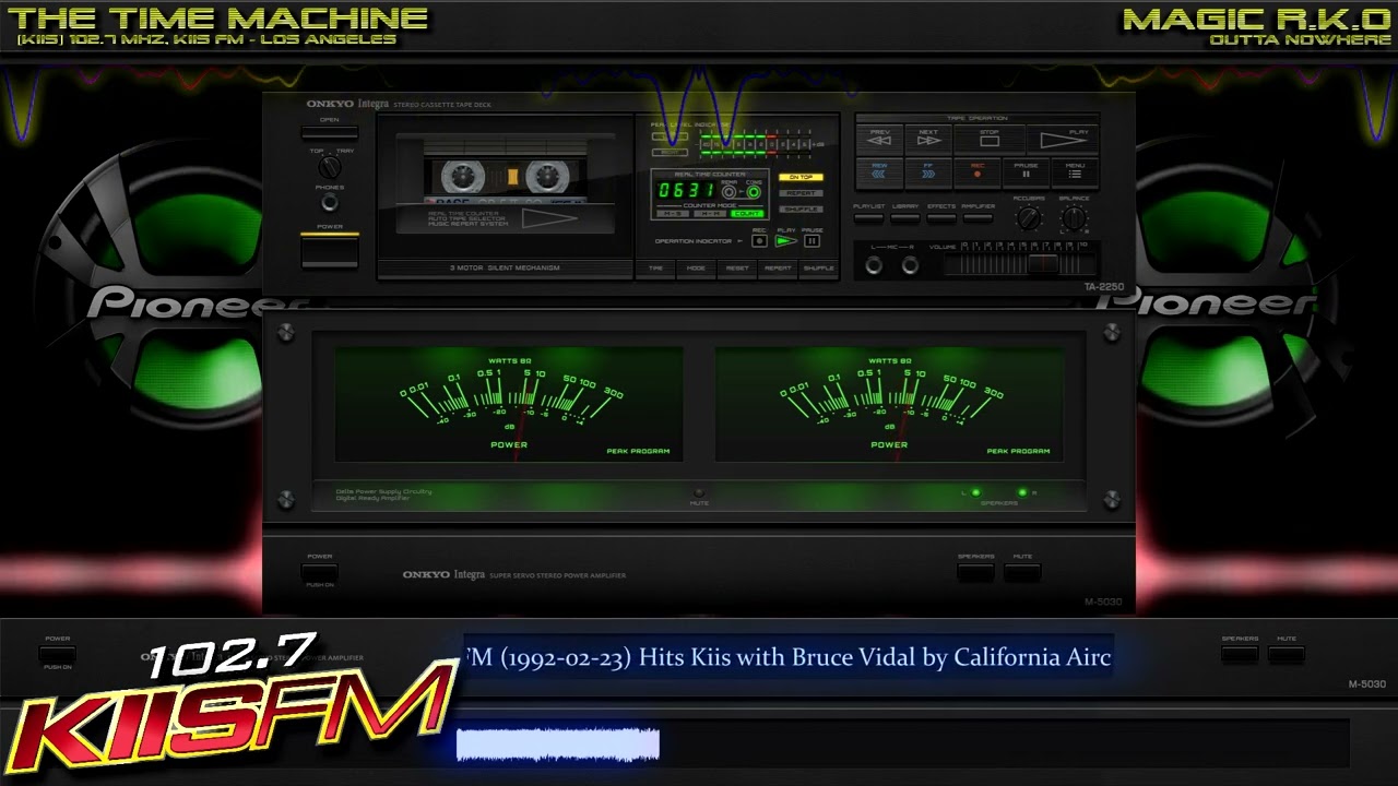 [KIIS] 102.7 Mhz, Kiis FM (1992-02-23) Hits Kiis with Bruce Vidal