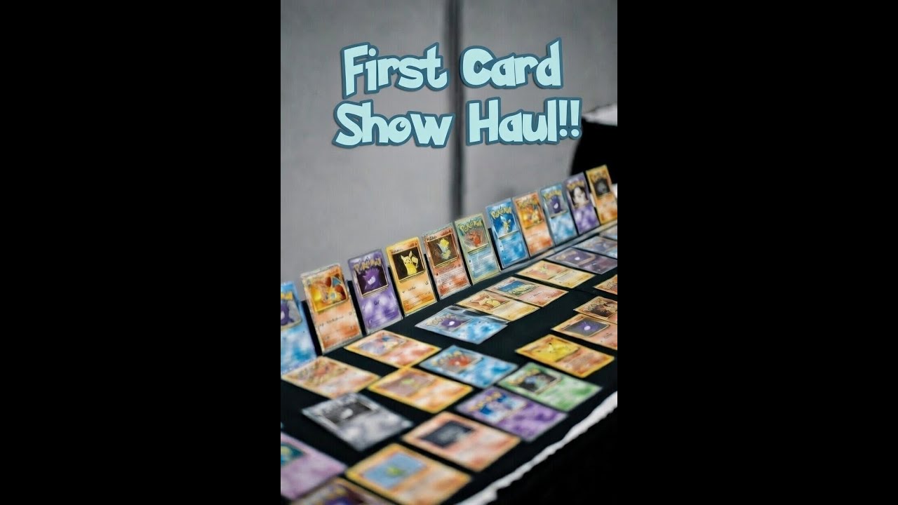 FIRST CARD SHOW HAUL! - Black Bolt & White Flare Heavy Hitters Opening