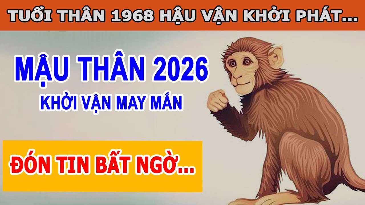 Tử Vi 2026 Tuổi Mậu Thân 1968 - Mở Ra Hậu Vận Nhiều Phúc Khí Đi Chậm Lại Nhưng May Mắn Nhiều Hơn