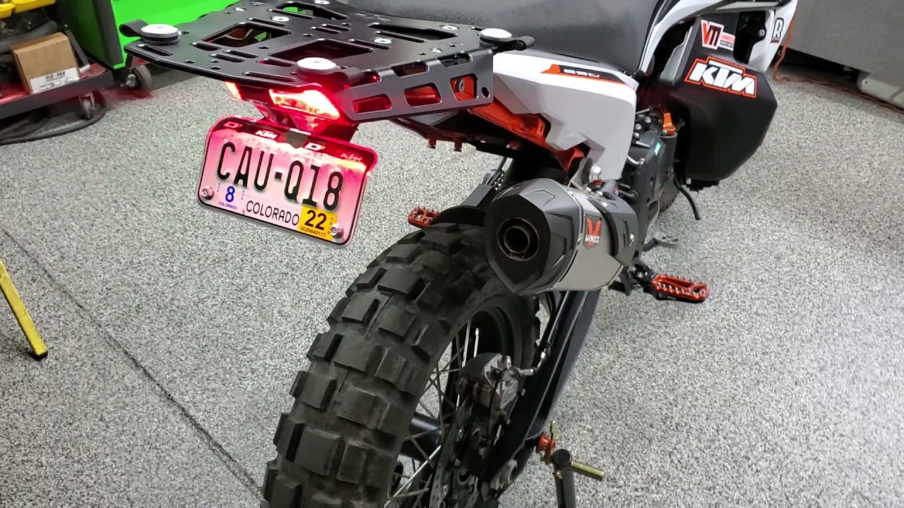 KTM 890 Adventure R Arrow Cat Delete with Wings Exhaust. Braap!