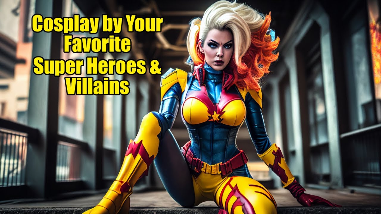 Midjourney Generated Marvel and DC Comicbook Cosplay