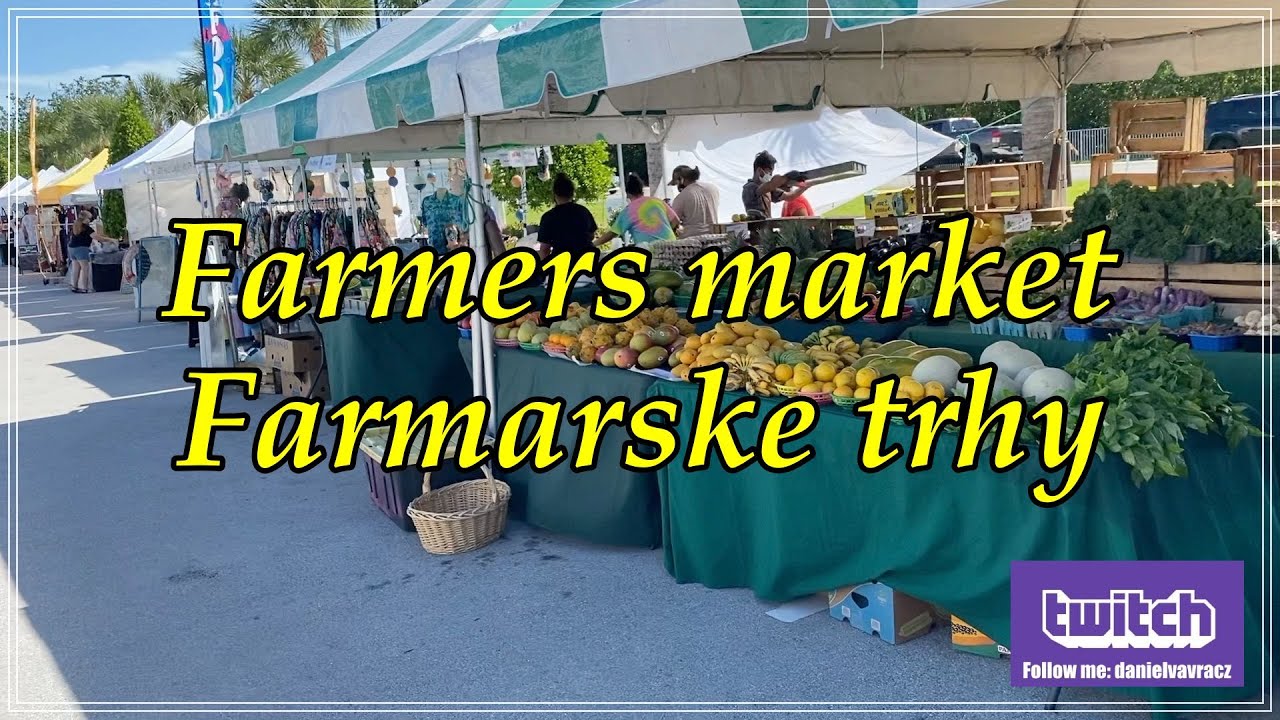 Farmers market - farmarske trhy Ramrod Key - Key West Florida