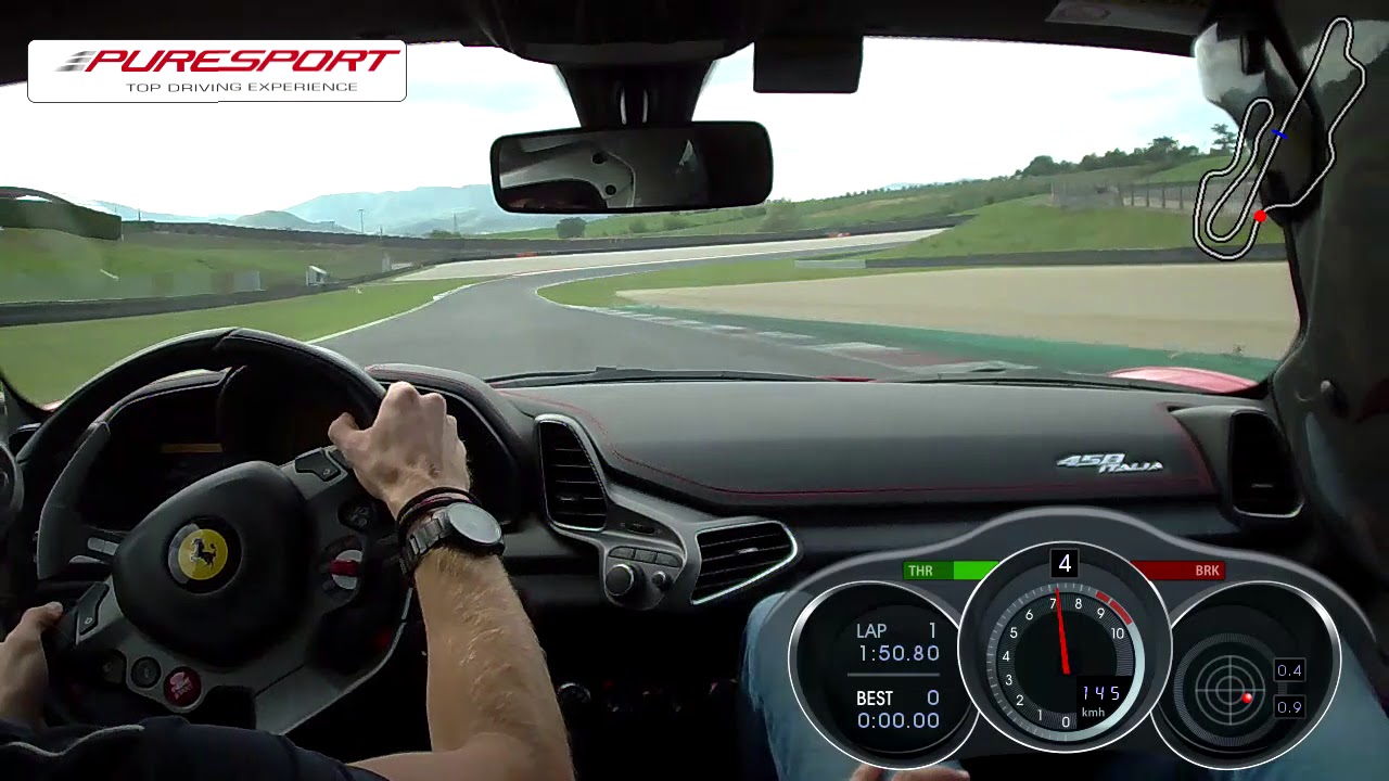 HotLap al Mugello su Ferrari 458 Italia con Puresport!