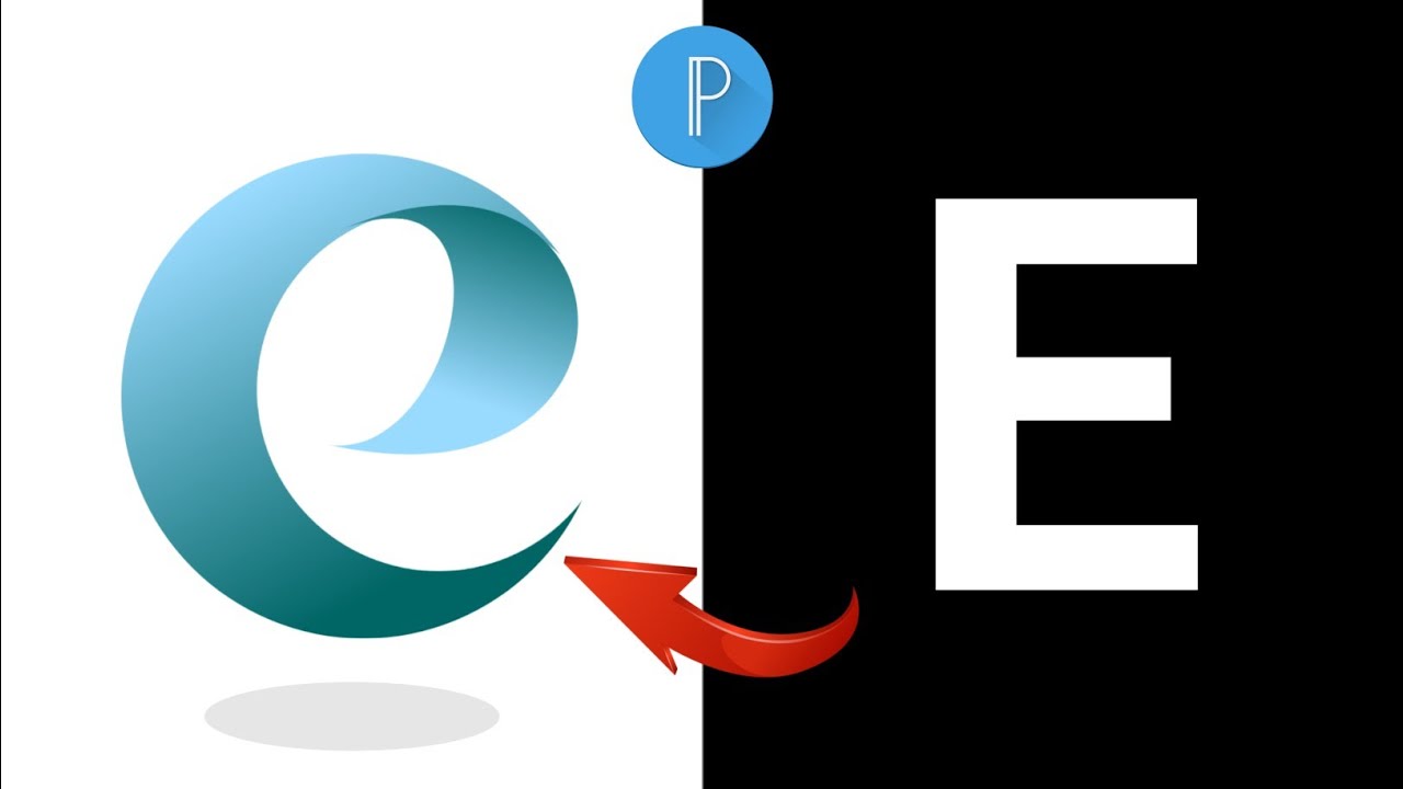 How To Make a Gradient Logo - pixellab logo design #005