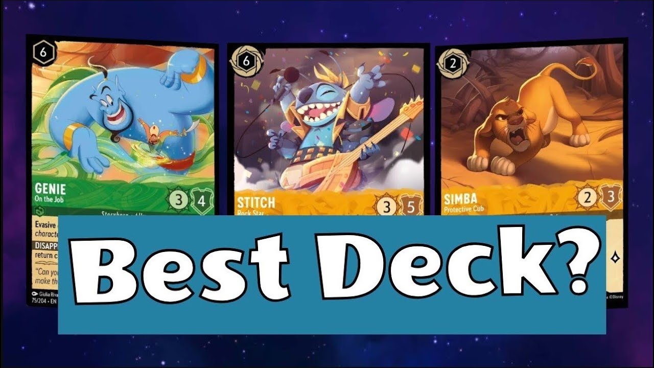 ROCK STAR STITCH AGGRO! Lorcana Deck breakdown