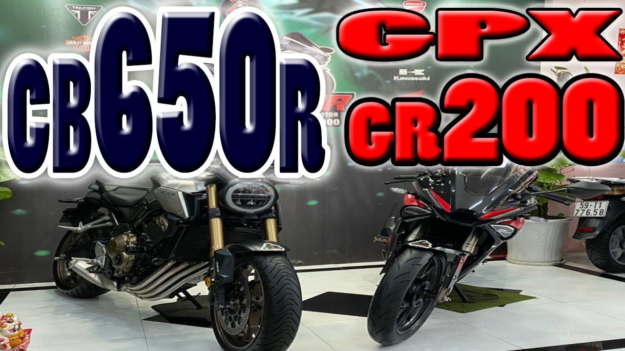 Gpx200 gr ( 52tr) + cb650r 220 ( 221tr ) si&ecirc;u lướt . Thi MOTO Thủ Đức