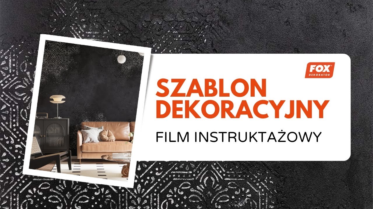 Jak zrobić dekorację z szablonem na ścianie?