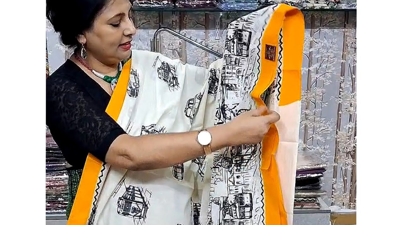 Summer Special Cotton Sarees✨️THREAD AND BEYOND💖Whatsapp Booking No 7439473275 #saree #viralvideo