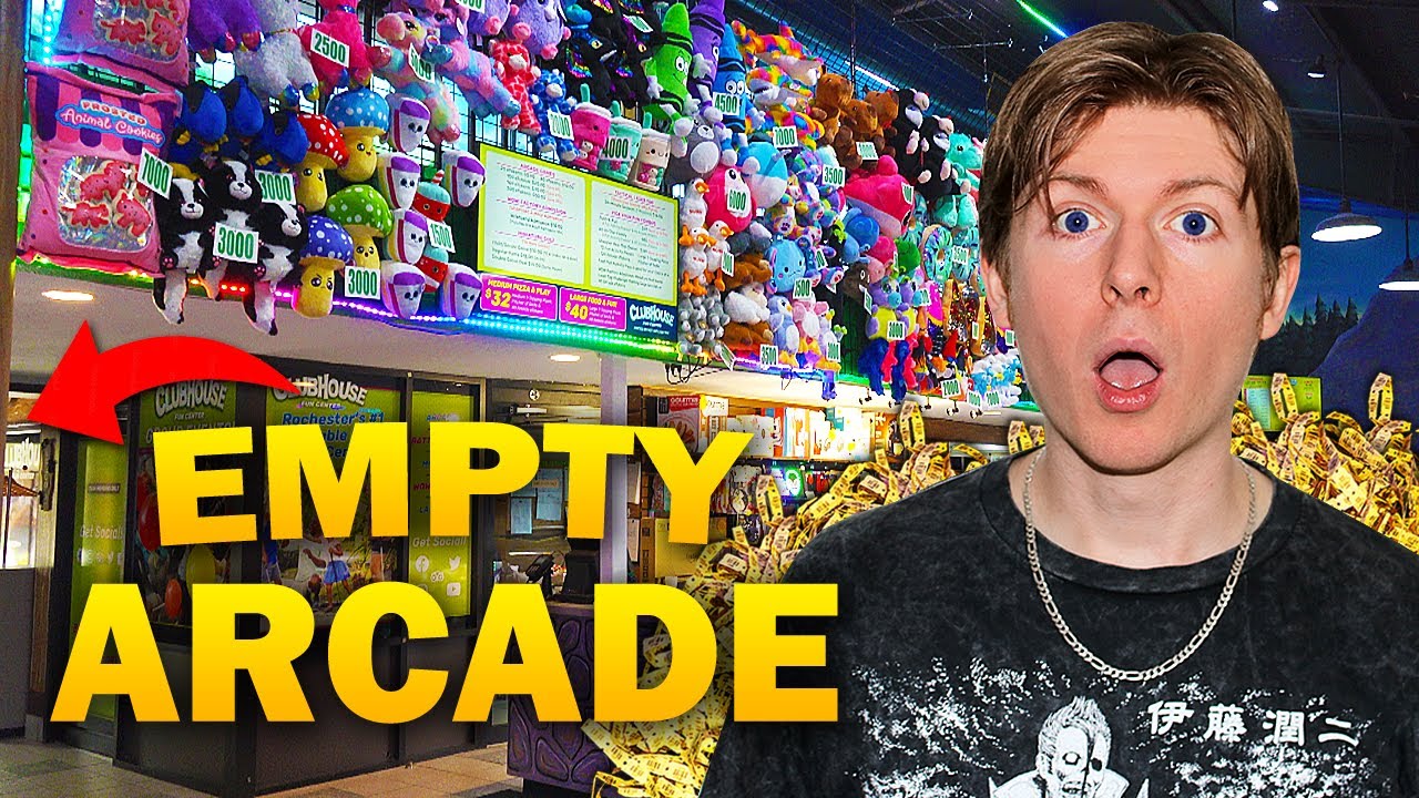 I Was the ONLY Person Inside of this Empty Arcade...