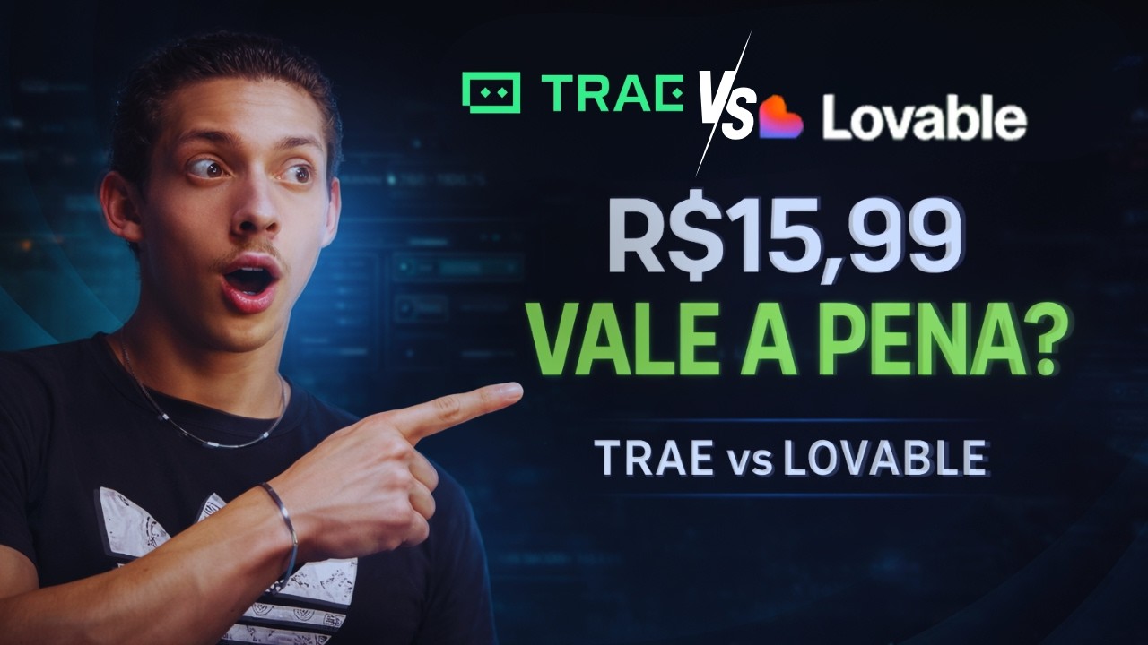 COMPAREI TRAE AI VS LOVABLE — QUAL IA CRIA MELHOR NA PRÁTICA?