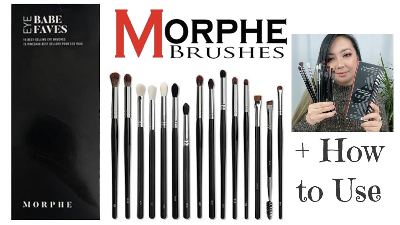 Morphe Brushes Part2: Babe Faves EYE BRUSHES (Insider Favorites) Unboxing + How to use