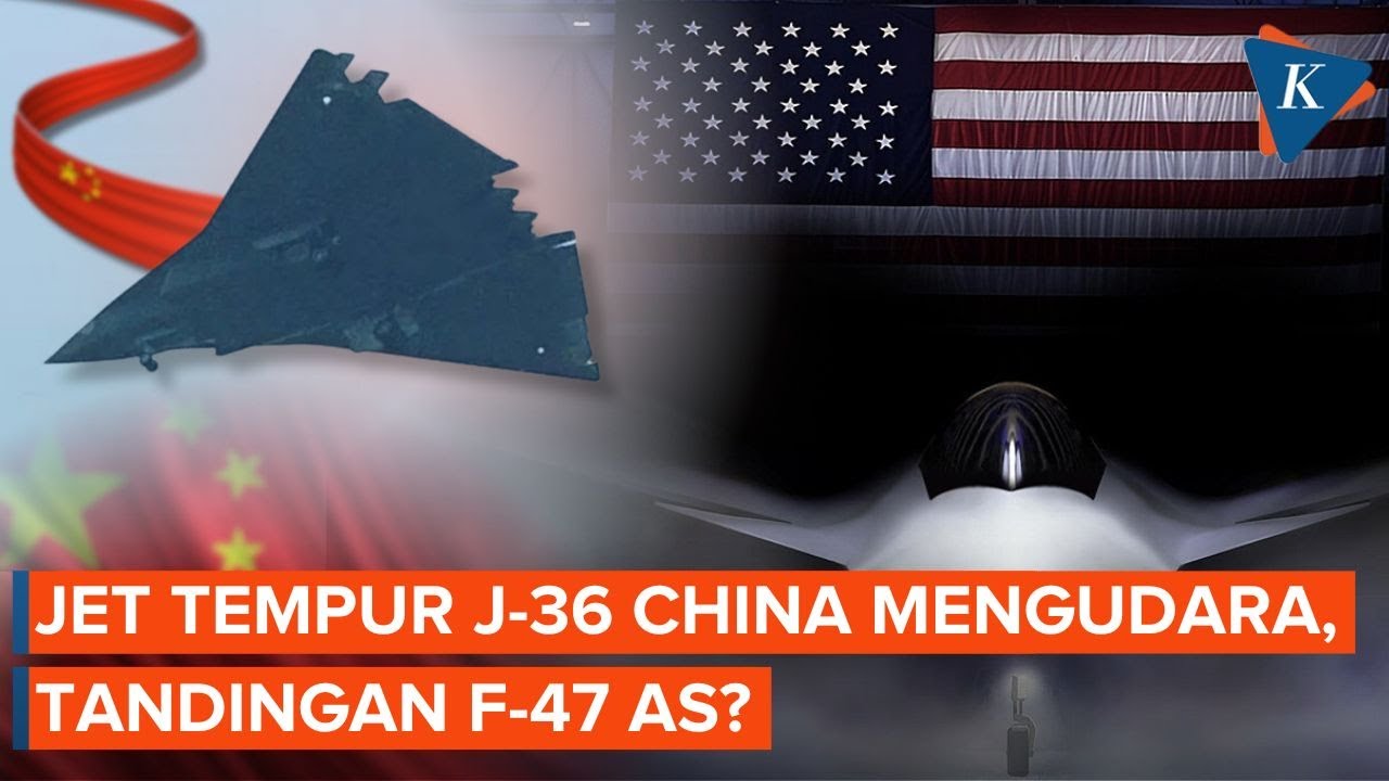 Jet Tempur Siluman Generasi Keenam China J-36 Mengudara, Tandingi F-47 AS?