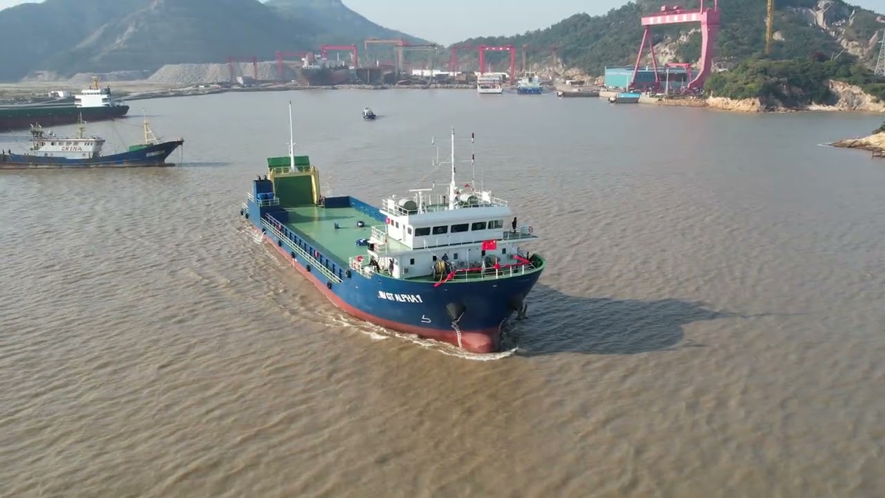 75 m new building deck cargo ship, DWT 2240 tons,138TEU container, bulk stones, cement blocks, sand,
