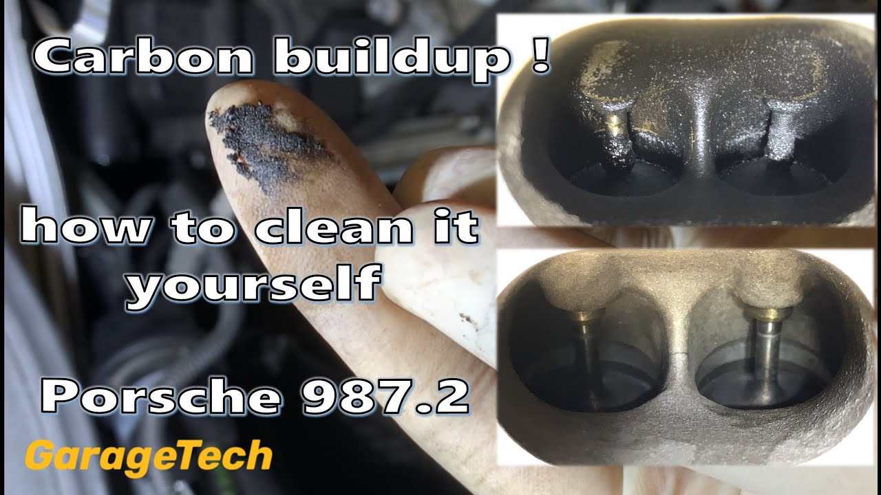 Carbon buildup - how to clean it yourself ! Porsche Cayman Boxster 987.2 3.4 - Inlet manifolds off