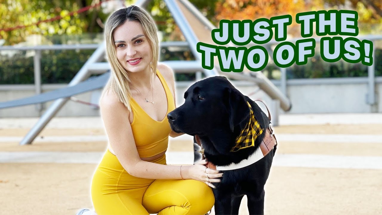 My First Week Home ALONE w/ My New Guide Dog!