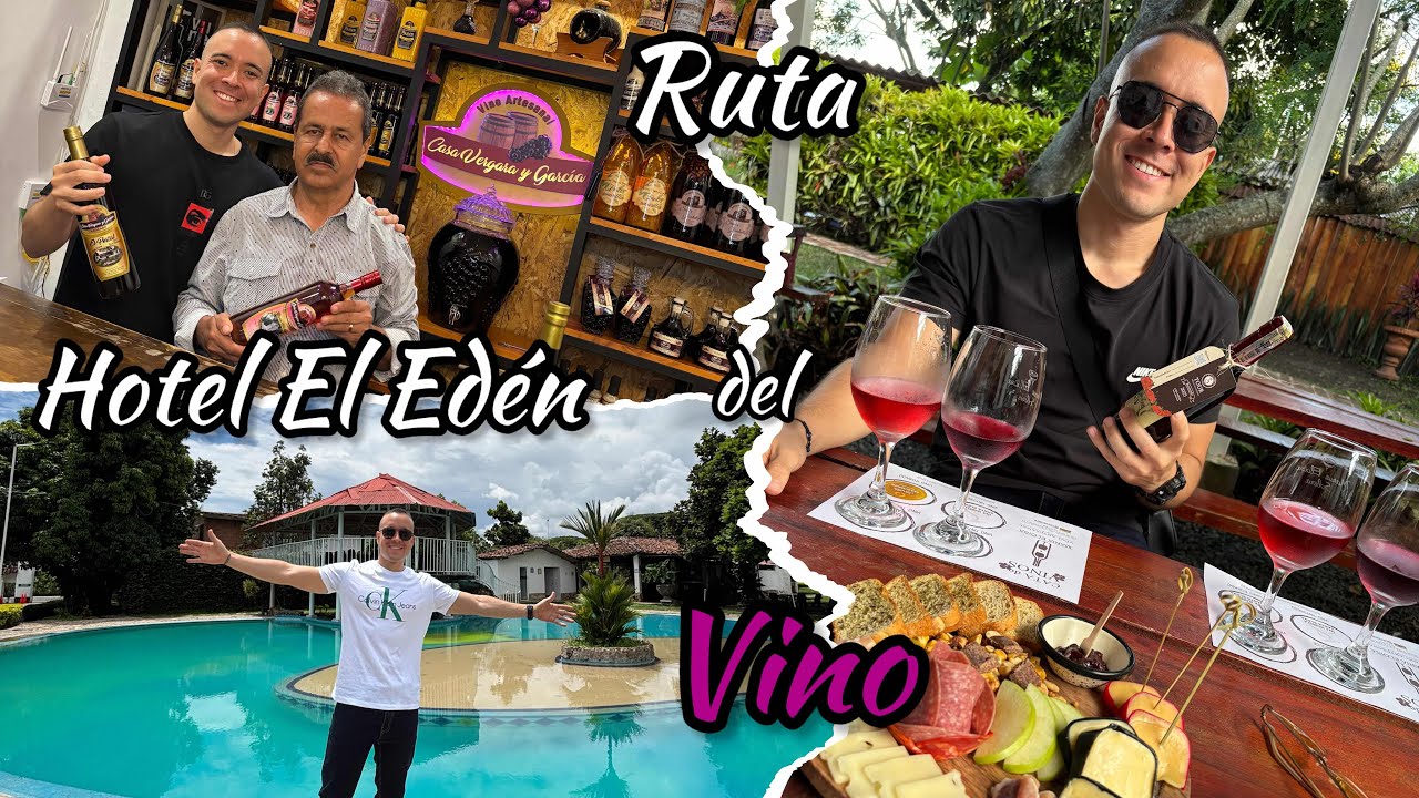 Hotel EL EDEN y Ruta del VINO en SANTA ELENA Valle del Cauca🍇🍷