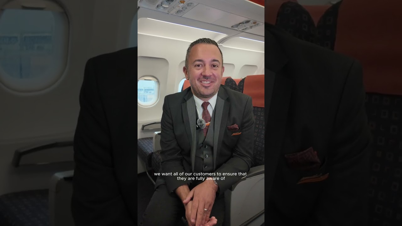 ATTENTION PASSENGERS! Why do we have a safety briefing on every flight? 🛫 #easyJet #cabincrew