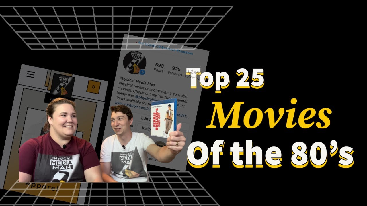 Top 25 80's Movies - Ranking, Blu-Ray, 4k, VHS, Nostalgia, Movie Community