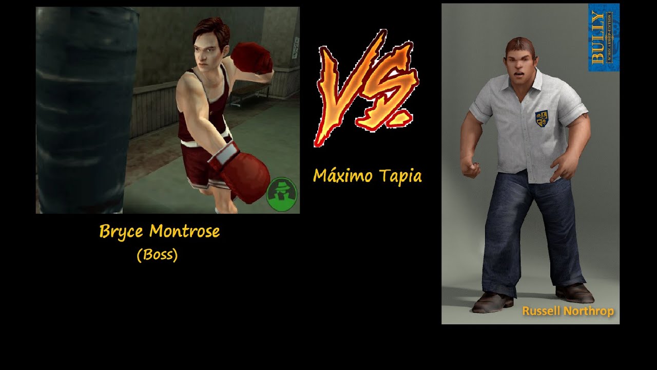 Bully SE: Bryce Montrose (Boss) vs Russell Northrop (Bullies) (Full HD)