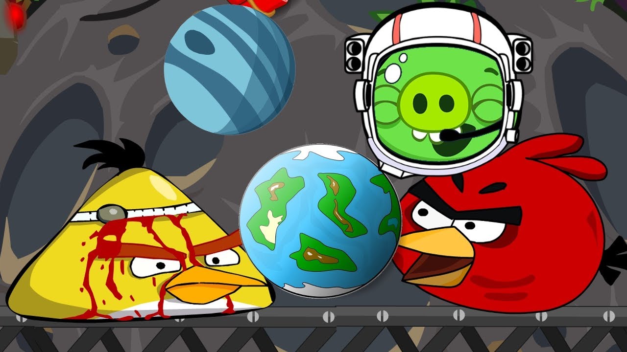 Angry Birds Space Big Bomb - PROTECT COVER ANGRY BIRDS FROM METEORS ON SPACE