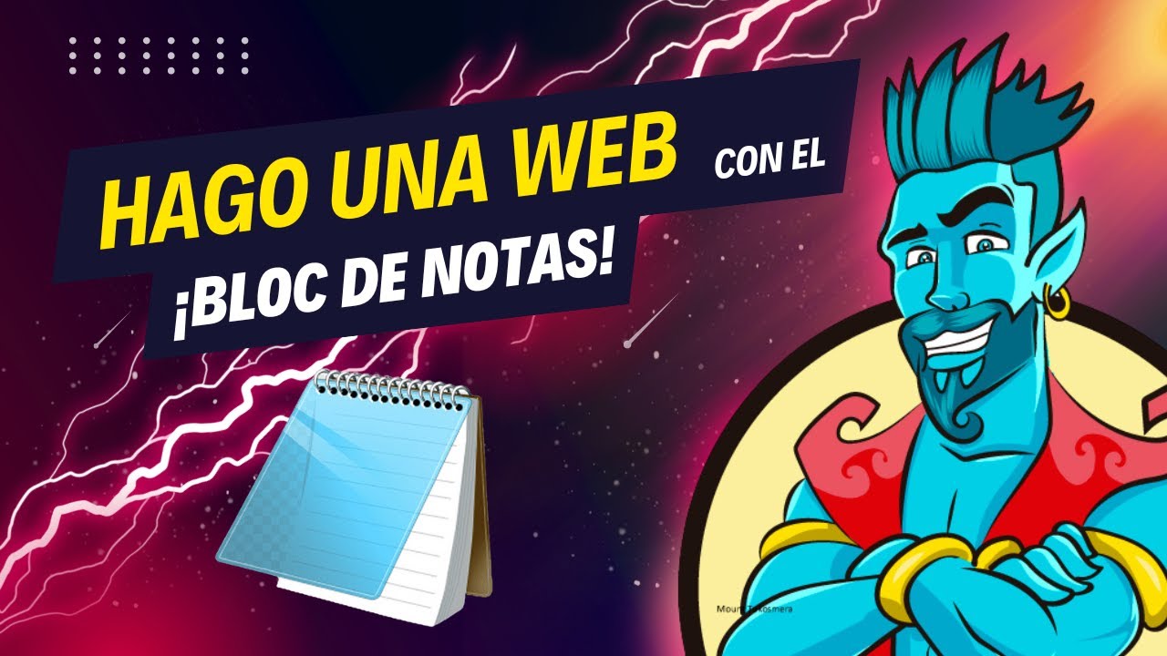 Como crear Pagina Web en Bloc de Notas