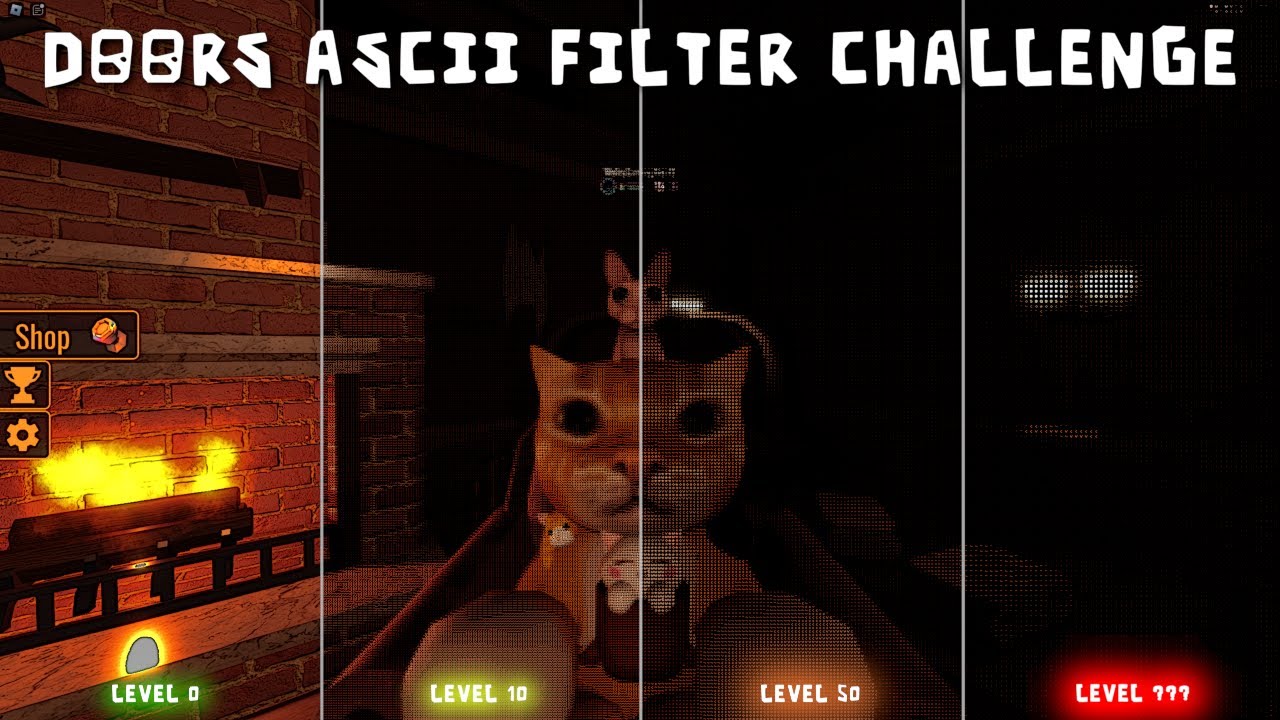 ROBLOX DOORS but it's all made out of text (ASCII Challenge)