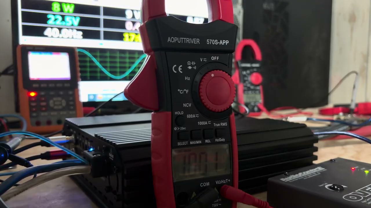 RCA voltage line driver test clamped power