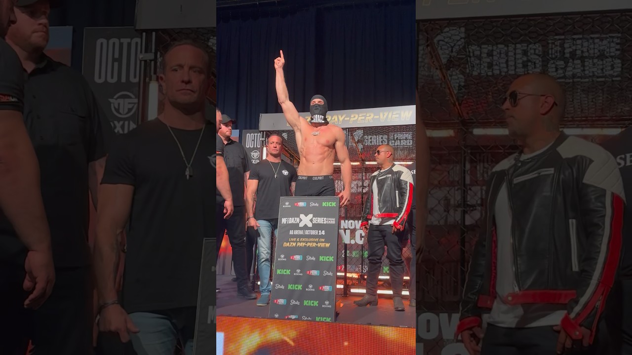 Logan Paul and Dillon Danis weigh-in ahead of their fight 🔥
