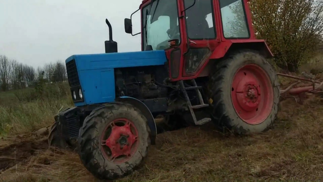 MTZ 82 jesienna orka Kverneland 3 skiby