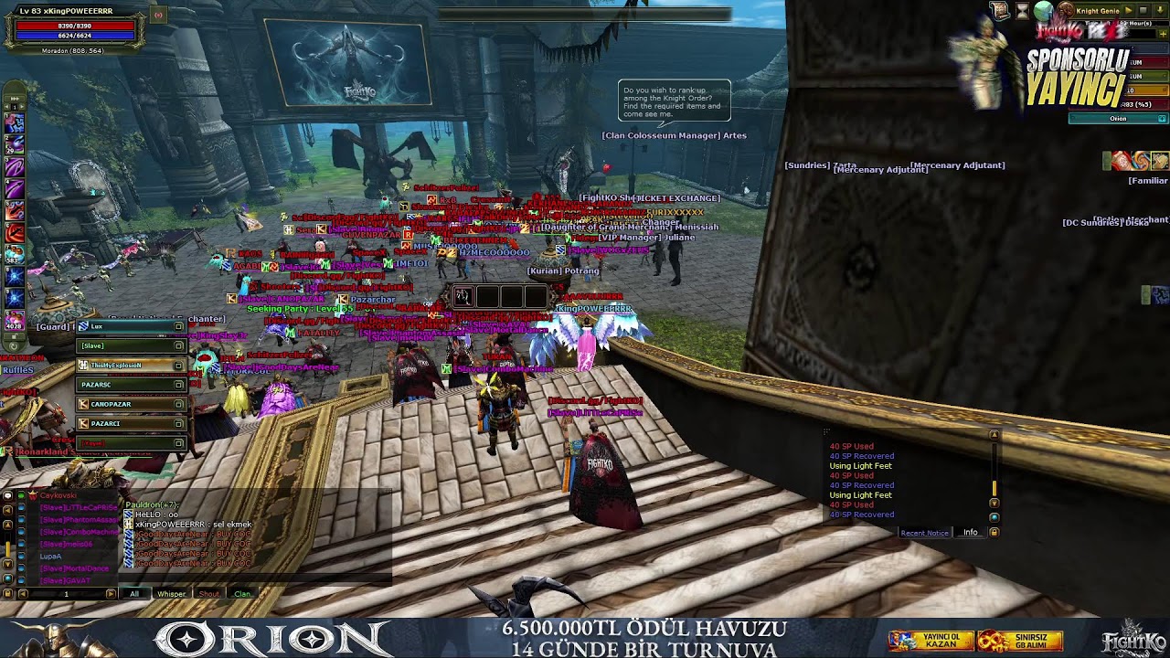 🔥 FIGHTKO Orion Sunucusu Rekor İle Açıldı 🔥 (xKingPOWEEERRR) 🔥 PK & Farm Yayını !