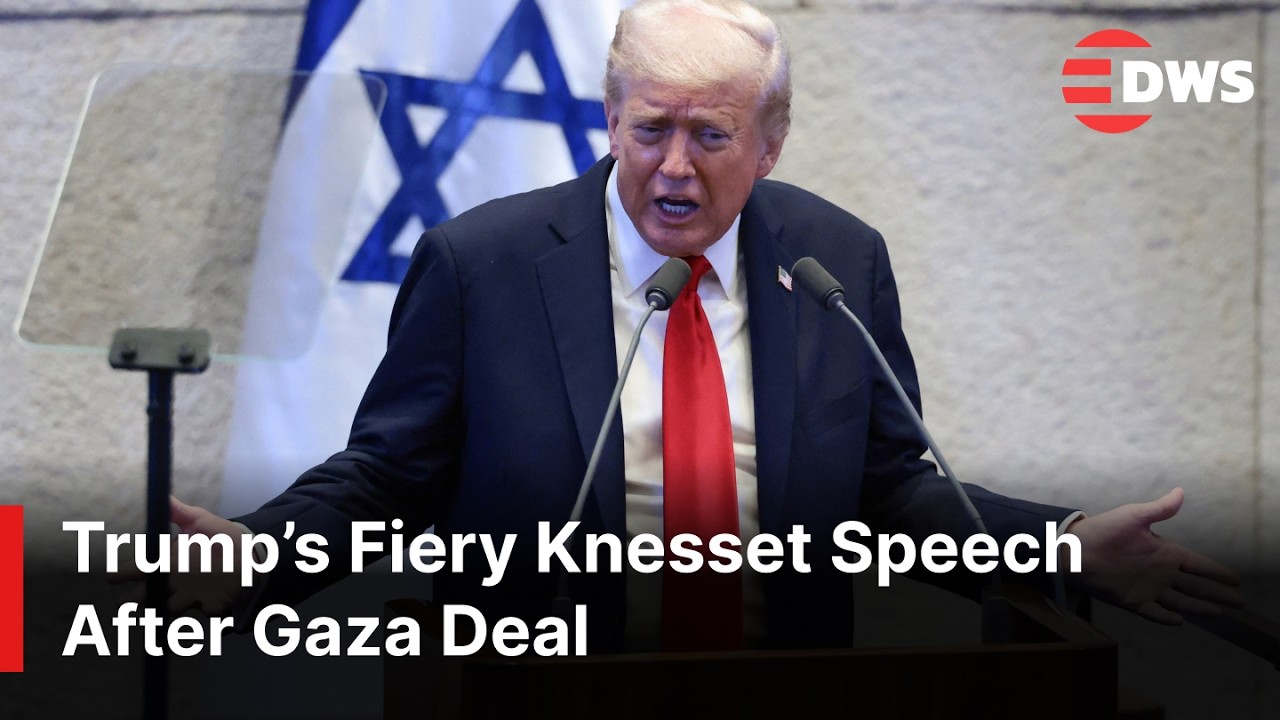 FULL REMARKS: Trump Delivers Powerful Speech in Israeli Parliament After Historic Gaza Deal | AC1E