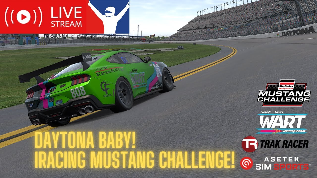 Ford Mustang Challenge at Daytona on iRacing!