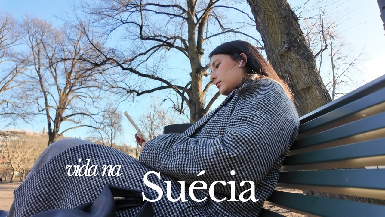 vlog de rotina na Su&eacute;cia | in&iacute;cio da primavera, leituras da semana, comprinhas e bibliotecas