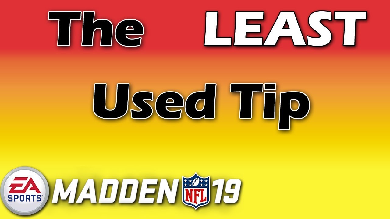 Do you know about this? | Madden 19 Tips