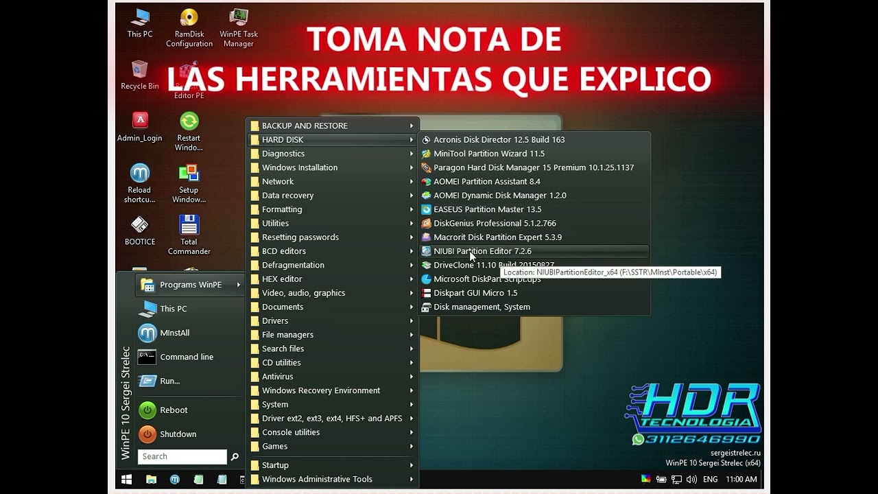 ISO SERGEI STRELEC - CONOCE LAS HERRAMIENTAS QUE TIENE PARA LOS TÉCNICOS DE COMPUTADORES