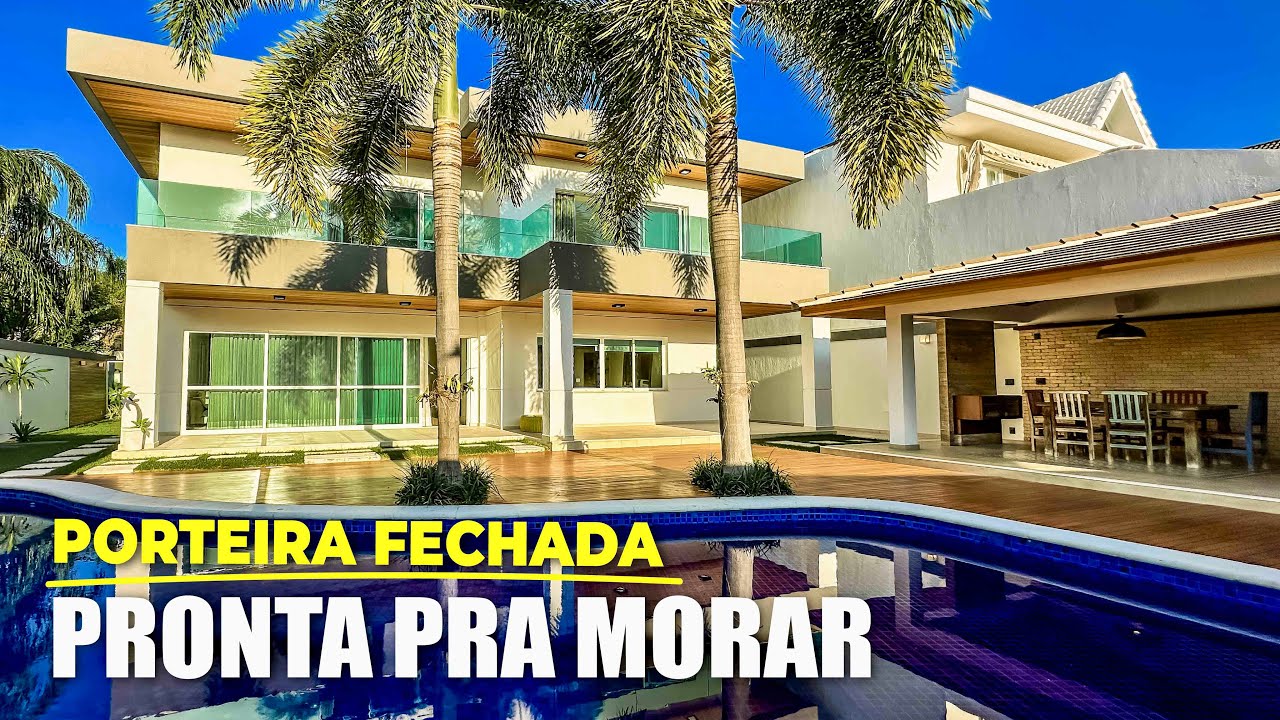 Mansão de Luxo PORTEIRA FECHADA no Del Lago | Barra da Tijuca